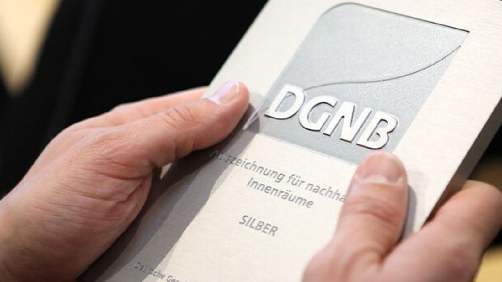 DGNB-Zertifikat in Silber für nachhaltige Innenräume